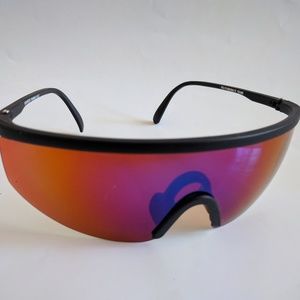 NWT TruVintage 90's Blade semi-rimless wrap around sports trublublocker Sunglass